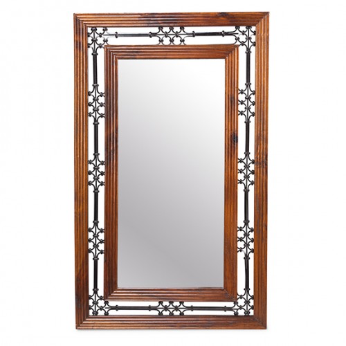 Jali Sheesham Tall Mirror