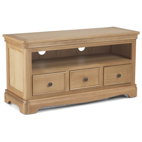LoraineNatural Oak Living & Dining TV Video Cabinet