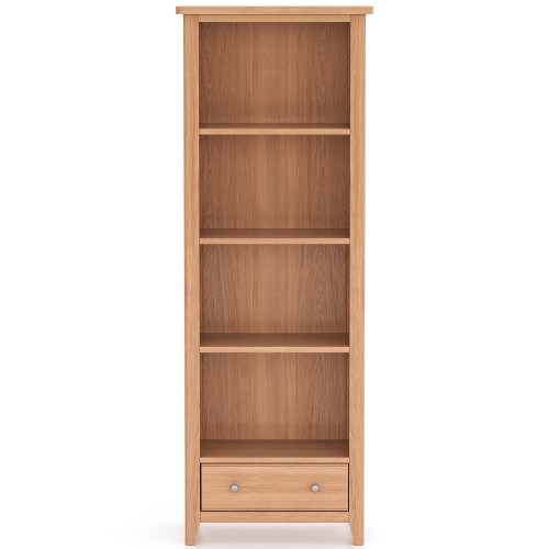 Harlyn Natural Oak Large Bookcase