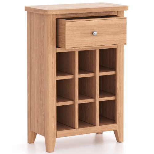 Harlyn Natural Oak Wine Cabinet