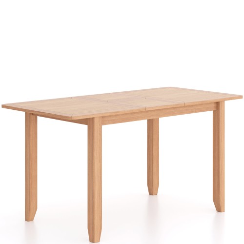 Harlyn Natural Oak 125/165cm Extending Dining Table
