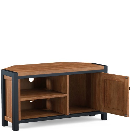 Industrial Acacia Corner TV Unit