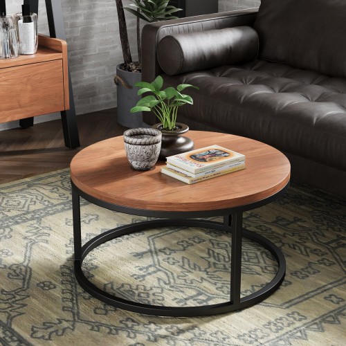 Industrial Acacia Large Coffee Table