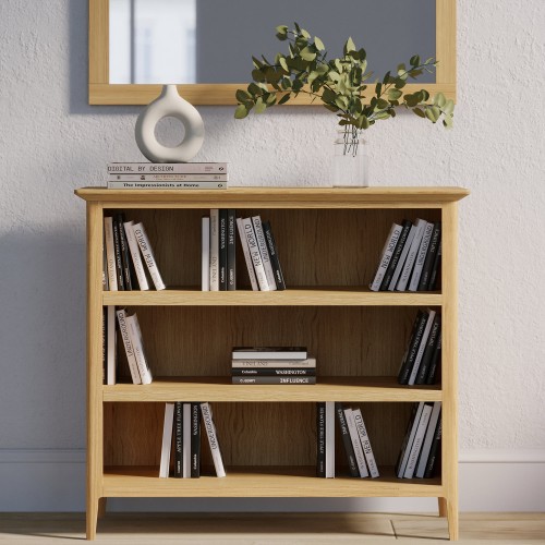 Saxbie Oak Small Bookcase