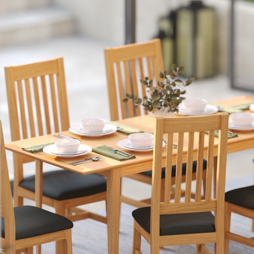 Saxbie Oak Extended 120cm To 160cm Dining Table
