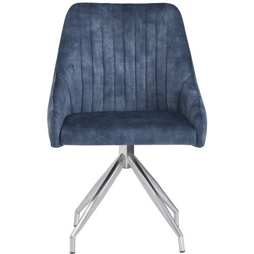 HUGO S Velvet Blue - Swivel SSS Legs