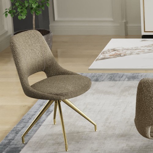 KASPER S Boucle Stone - Swivel GSS Legs