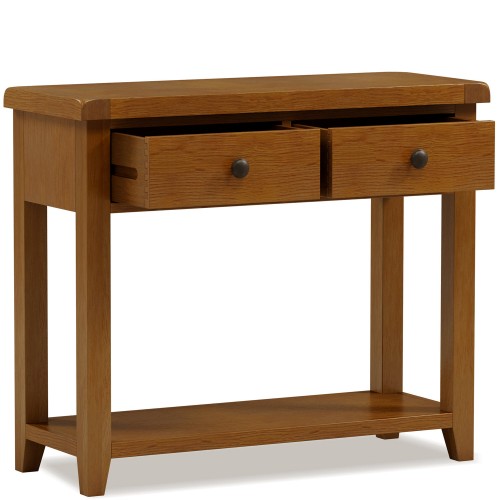 Barton Oak Living & Dining Console Table