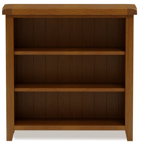 Barton Oak Living & Dining Low Bookcase