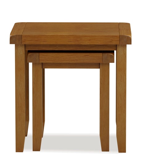 Barton Oak Living & Dining Nest Of 2 Tables