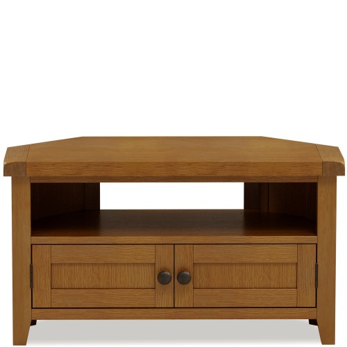 Barton Oak Living & Dining Corner Tv Unit