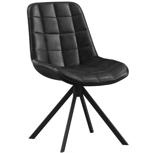 SVEN Black S Pu - Black Legs