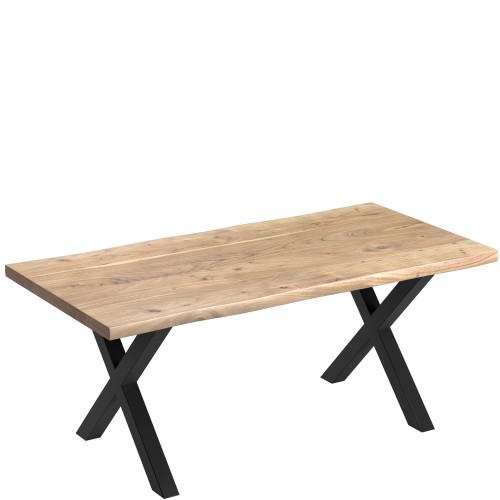 ACACIA LIVE EDGE 180 cm X LEG Dining TABLE