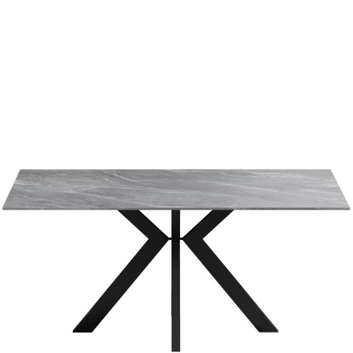 SANTO Ceramic Agrento Grey Matt - Fixed 160 cm