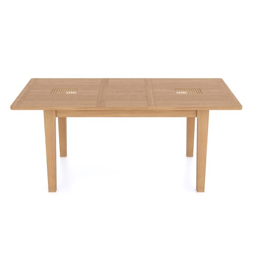 Elegans Natural Oak Extending Dining Table And 4 Chairs