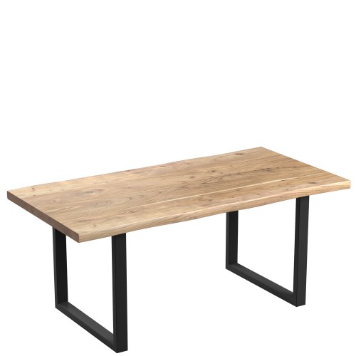 Monarch Acacia Live Edge 180cm DINING TABLE U LEG With 4 Chairs