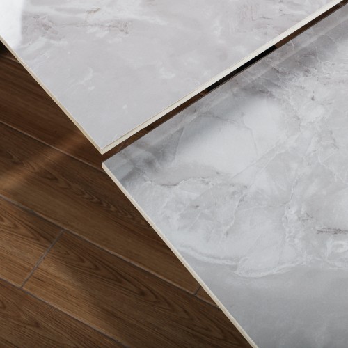 MARCO Ceramic Pearla Grey - EXT Gloss 160/200/240 With 4 Chairs