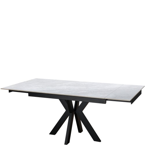 VITO Ceramic Pearla Grey - EXT Gloss 120/150/180 with 4 Chairs