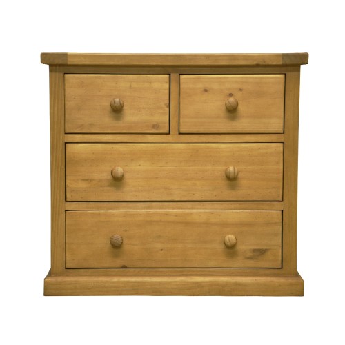 Chunky Pine 2 Over 2 Chest of Drawers