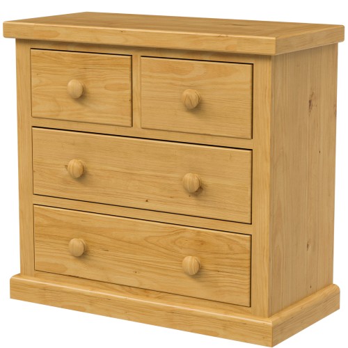 Chunky Pine 2 Over 2 Chest of Drawers