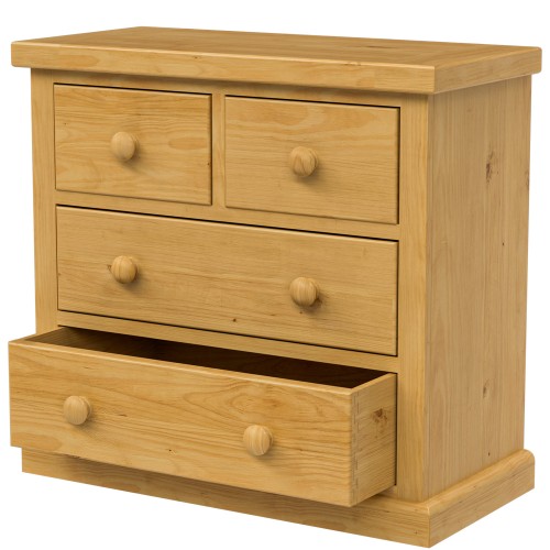 Chunky Pine 2 Over 2 Chest of Drawers