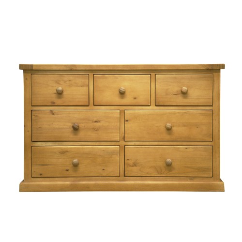 Chunky Pine 3 Over 4 Chest of Drawers