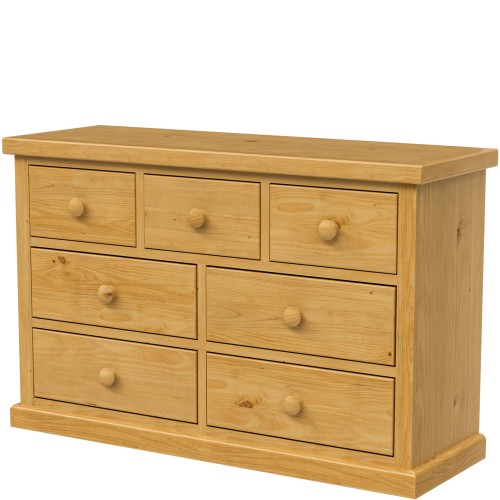 Chunky Pine 3 Over 4 Chest of Drawers