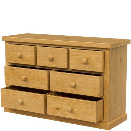 Chunky Pine 3 Over 4 Chest of Drawers