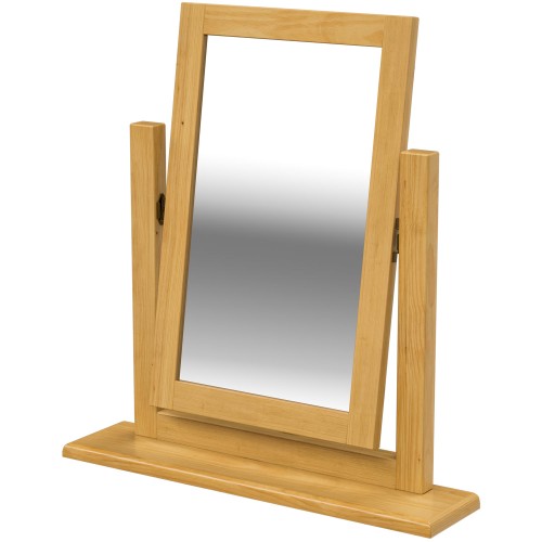 Chunky Pine Dressing Table Vanity Mirror