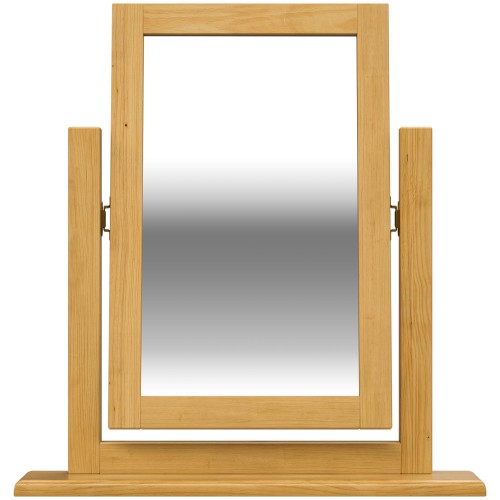 Chunky Pine Dressing Table Vanity Mirror