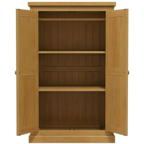 Chunky Pine Kids Double Wardrobe