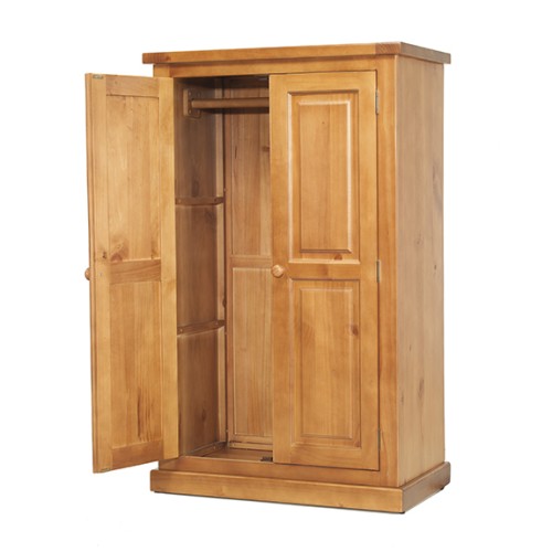 Chunky Pine Kids Double Wardrobe