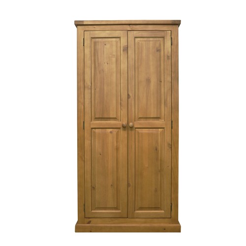 Chunky Pine Ladies Double Wardrobe