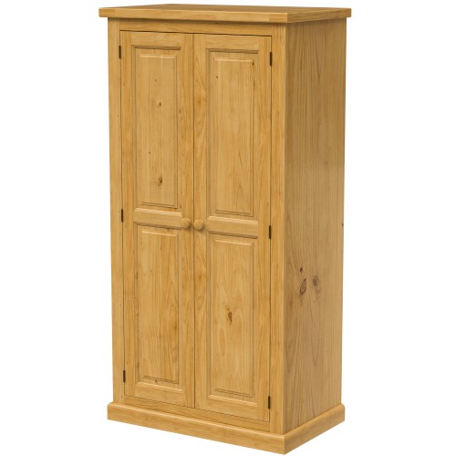 Chunky Pine Ladies Double Wardrobe