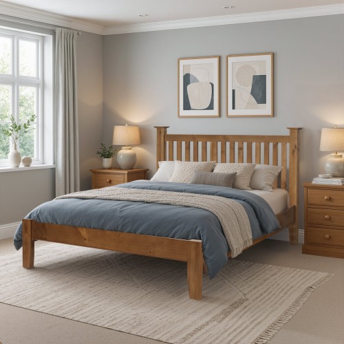 Country Pine Single Bed (3')