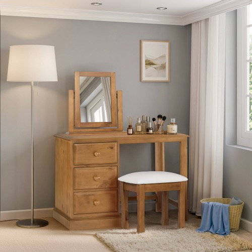 Country Pine Dressing Table Set