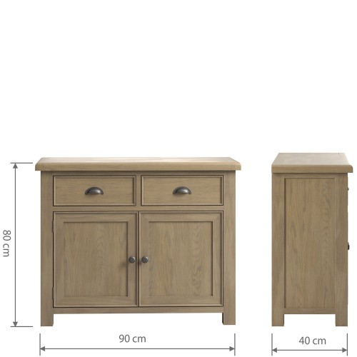 Stoneford Oak Standard 2 Door Sideboard