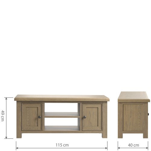 Stoneford Oak Plasma TV Stand