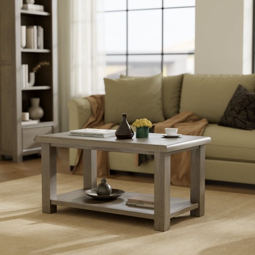Stoneford Oak Coffee Table with Shelf