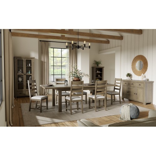 Stoneford Oak 140-180 cm Extending Dining Table and 4 Chairs