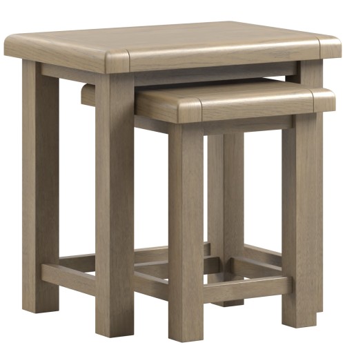 Stoneford Oak Nest of 2 Tables