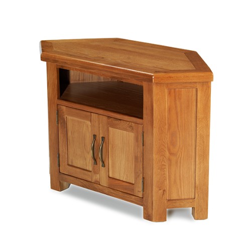Emsworth Oak Petite Corner TV Unit