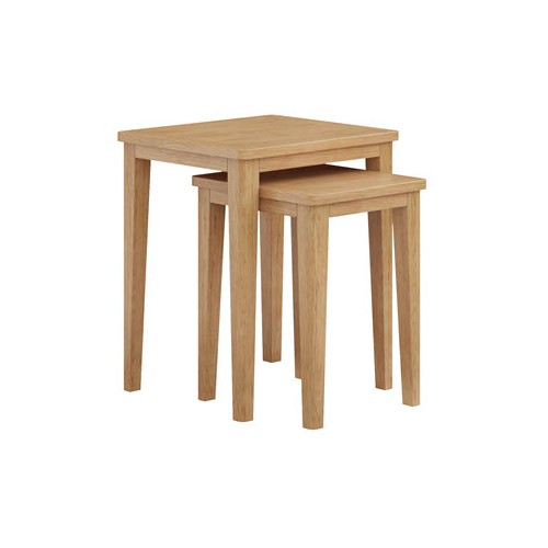 Cadley Oak Nest of 2 Tables