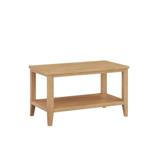 Cadley Oak Coffee Table with Shelf