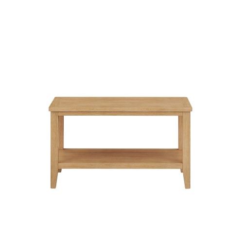 Cadley Oak Coffee Table with Shelf