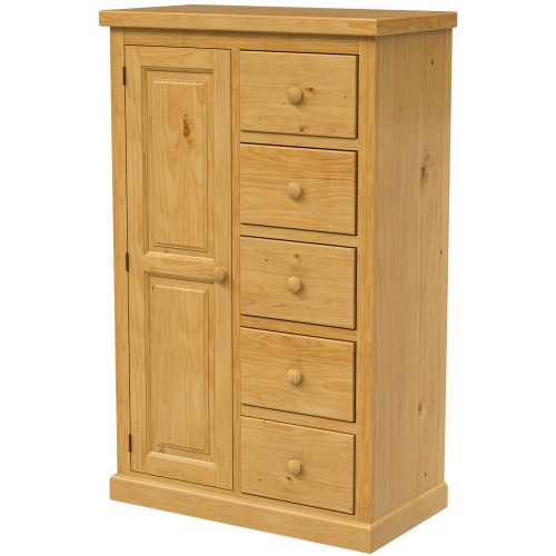 Chunky Pine Combination Wardrobe
