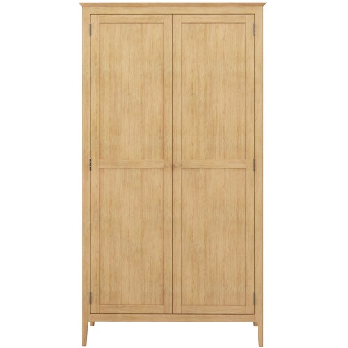 Danbury Oak Full Hanging Double Wardrobe