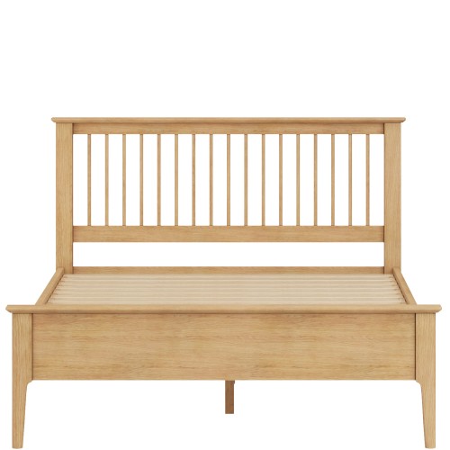 Danbury Oak 5ft Low Foot King Size Bed