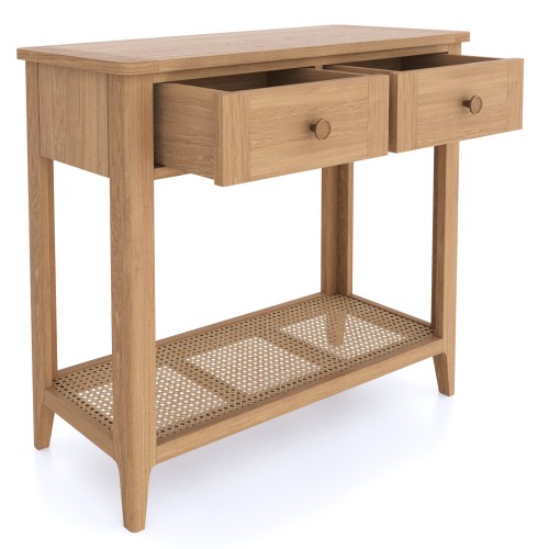 Elegans Natural Oak Console Table