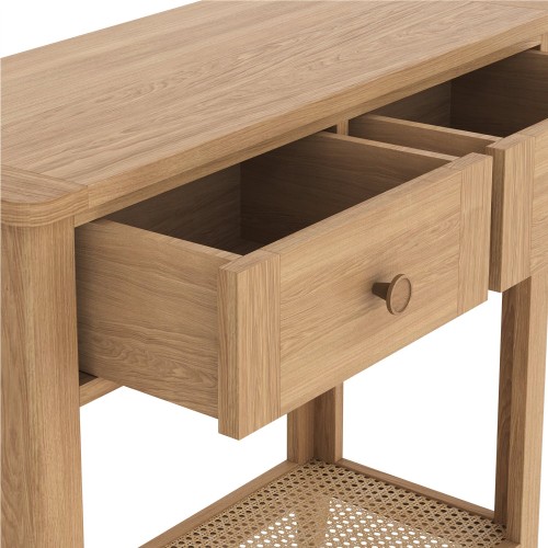 Elegans Natural Oak Console Table